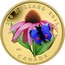 Canada 250 Dollars Purple Coneflower and Eastern Tailed Blue Butterfly 2015 Proof 250 DOLLARS 2015 CANADA coin reverse