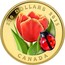 Canada 250 Dollars Tulip and Ladybug 2015 Proof 250 DOLLARS 2015 CANADA coin reverse