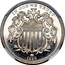USA 5 Cents (Shield Nickel Without Rays Pattern) IN GOD WE TRUST 1866 coin obverse