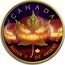 Canada 5 Dollars Halloween Maple Leaf 2019 CANADA 9999 FINE SILVER 1 OZ ARGENT PUR 9999 coin reverse