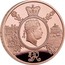 UK 5 Pounds 200th Anniversary of the Death of George III 2020 Proof  coin reverse