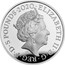 UK 5 Pounds 200th Anniversary of the Death of George III (Piedfort) 2020 ELIZABETH II ∙ D ∙ G ∙ REG ∙ F ∙ D ∙ 5 POUNDS coin obverse