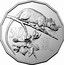 Australia 50 Cents 6th Portrait - Lunar Year of the Rat 2020 UNC 50 鼠 coin reverse
