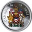 Canada 50 Cents Coat of Arms Coloured 2019 CANADA 2019 50 CENTS A MARI USQUE ADMARE coin reverse