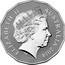 Australia 50 Cents Lunar Year of the Horse 2014 UNC (Frosted) ELIZABETH II AUSTRALIA 2014 IRB coin obverse
