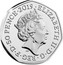 UK 50 Pence 20th anniversary of the literary monster The Gruffalo 2019 BU ELIZABETH II ∙ D ∙ G ∙ REG ∙ F ∙ D ∙ 50 PENCE ∙ 2019 J.C coin obverse