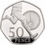 UK 50 Pence 50th Anniversary Roger Bannister 2019 Proof 50 PENCE coin reverse
