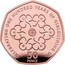 UK 50 Pence Girlguiding 2019 Proof CELEBRATING ONE HUNDRED YEARS OF GIRLGUIDING UK 50 PENCE DH JE coin reverse