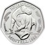 UK 50 Pence Iguanodon 2020 IGUANODON RN MANTELL 1825 coin reverse