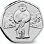 UK 50 Pence Snowman 2019 BU  coin reverse