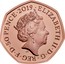 UK 50 Pence Snowman 2019 Proof ELIZABETH II ∙ D ∙ G ∙ REG ∙ F ∙ D ∙ 50 PENCE ∙ 2019 J.C coin obverse