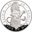UK 500 Pounds Queen's Beasts - White Lion of Mortimer 2020 WHITE LION OF MORTIMER 2020 coin reverse