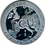 Ireland ECU Irish harp 1992 PM Proof X# 25 EIRE EUROPE - EUROPA coin obverse