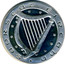 Ireland ECU Irish harp 1992 PM Proof X# 25 coin reverse