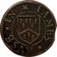 UK Farthing Kent Maidstone J. Ruse ND (1648-1672)  IAMES RVSE IN * coin obverse