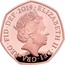 UK Fifty Pence Scouting 2019 Proof ELIZABETH ∙ II ∙ DEI ∙ GRA ∙ REG ∙ FID ∙ DEF ∙ 2019 coin obverse