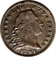 USA Half Dime Pattern 1794 15) Reeded edge LIBERTY 1794 coin obverse