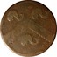 UK Halfpenny Hampshire - West Cowes Thomas Ayrton 1798  coin reverse