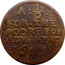 UK Halfpenny Suffolk Southwold Town 1667  A ∙ 1/2 ∙ FOR ∙ THE POORES * E ADVANTAG 1667 coin reverse