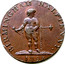 UK Halfpenny Warwickshire - Birmingham Johnson 1793  BIRMINGHAM HALFPENNY 1793 coin obverse