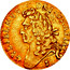 UK 1/2 Pistole (William II) KM# 145 GVLIELMVS DEI GRATIA coin obverse