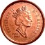 Canada 1 Cent (Elizabeth II) KM# 445a ELIZABETH II D G REGINA 1952 2002 coin obverse