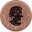 Canada 1 Cent Maple Leaf 2009 (ml) UNC KM# 490a ELIZABETH II D G REGINA coin obverse