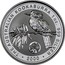 Australia 1 Dollar Australian Kookaburra. Privy Mark Australia 2000 KM# 416.2 THE AUSTRALIAN KOOKABURRA 1 OZ 999 SILVER 2000 coin reverse