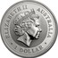 Australia 1 Dollar Kookaburra. Kalgoorlie Privy 2000 KM# 416.7 ELIZABETH II AUSTRALIA 1 DOLLAR IRB coin obverse