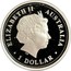 Australia 1 Dollar SAS 50th Anniversary 2007 Proof ELIZABETH II AUSTRALIA 1 DOLLAR coin obverse