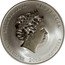 Australia 1 Dollar Year of the Dragon. Lion Privy 2012 P (Bavarian Lion Privy Mark) Brilliant Uncirculated KM# 1664.1 ELIZABETH II AUSTRALIA 1 OZ 999 SILVER 2012 1 DOLLAR coin obverse