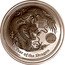 Australia 1 Dollar Year of the Dragon. Lion Privy 2012 P (Bavarian Lion Privy Mark) Brilliant Uncirculated KM# 1664.1 YEAR OF THE DRAGON coin reverse