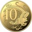Australia 10 Cents Male Superb Lyrebird 2020 Proof 10 SD coin reverse