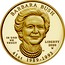 USA 10 Dollars Barbara Bush 2020 W BARBARA BUSH IN GOD WE TRUST LIBERTY 2020 W 41 ST 1989 - 1993 coin obverse