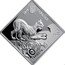 Ukraine 10 Hryven Pectoral. Leopard 2019 Special Uncirculated УКРАЇНА 2019 10 ГРИВЕНЬ AG 999 31,1 coin obverse