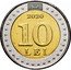 Moldova 10 Lei 30 years since the adoption of the State flag 2020  2020 10 LEI coin reverse