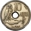 Greece 10 Lepta George I Pattern strike 1912 Proof KM# E26 10 ΛΕΠΤΑ CH. PILLET coin reverse