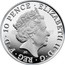 UK 10 Pence Britannia in profile 2015 Proof ELIZABETH II D G REG F D 10 PENCE coin obverse