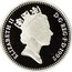 UK 10 Pence Liom with a crown 1992 Proof KM# P13 ELIZABETH II D G REG F D 1992 RDM coin obverse