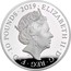 UK 10 Pounds Ceremony of the Keys 2019 Proof ELIZABETH II D G REG F D 10 POUNDS 2019 J.C coin obverse