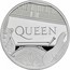 UK 10 Pounds The band Queen 2020 Proof QUEEN CF coin reverse