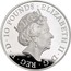 UK 10 Pounds White Lion of Mortimer 2020 Proof ELIZABETH II D G REG F D 10 POUNDS J.C coin obverse