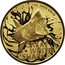 Australia 100 Dollars Great White Shark 2021 UNC 1 OZ 9999 GOLD GREAT WHITE SHARK coin reverse