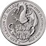 UK 100 Pounds Red Dragon of Wales 2018 Bullion RED DRAGON OF WALES 1OZ FINE PLATINUM 999.5 2018 JC coin reverse