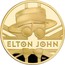 UK 1000 Pounds Elton John 2020 Proof ELTON JOHN BMJ coin reverse