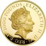UK 1000 Pounds Year of the Rooster 2017 Proof ELIZABETH II D G REG F D 1000 POUNDS J.C coin obverse
