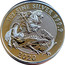 UK 2 Pounds United Kingdom 2 pounds 2020 1 OZ FINE SILVER 999.9 2020 coin reverse