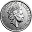 UK 2 Pounds (Britannia, Radial Sunburst Reverse) 2 POUNDS ELIZABETH II D G REG F D coin obverse