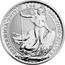UK 2 Pounds (Britannia. Radial Sunburst) ' BRITANNIA ' 2019 ' 1 OZ ' 999 ' FINE ' SILVER ' NATHAN coin reverse