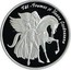 Moldova 20 Lei Fat-Frumos and Ileana Cosanzeana 2019 Proof FĂT-FRUMOS SI ILEANA COSÂNZEANA coin reverse